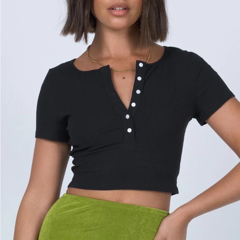 Princess Polly Lovers Thief Top Black